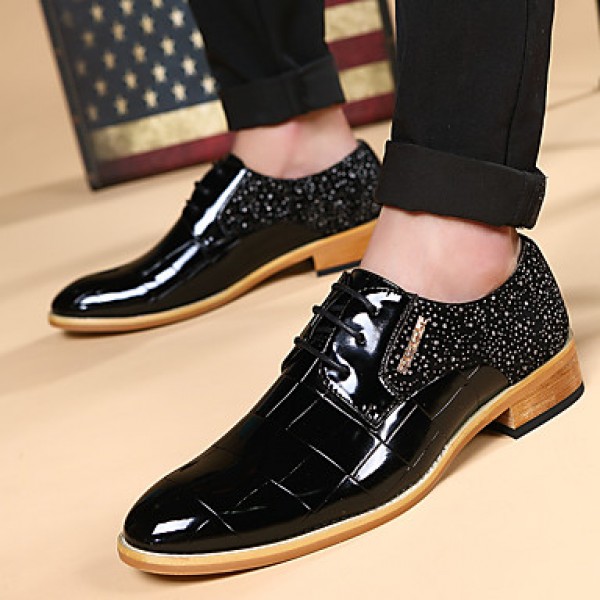 Men's Shoes Office & Career/Party & Evening/Casual Fashion Woven Patent ...